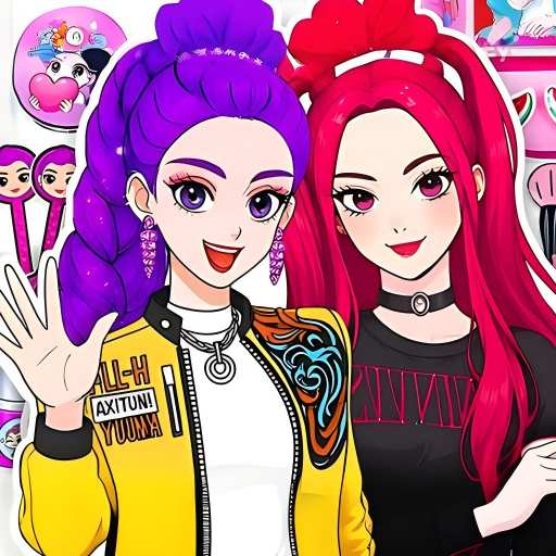 安静书女孩世界